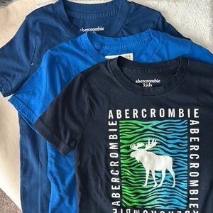 Abercrombie Kids Graphic Tees - Blue and Black